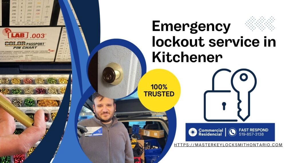 Emergency lockout service in Kitchener