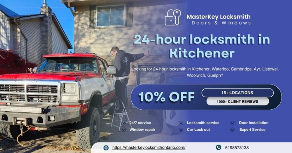 24-hour locksmith in Kitchener