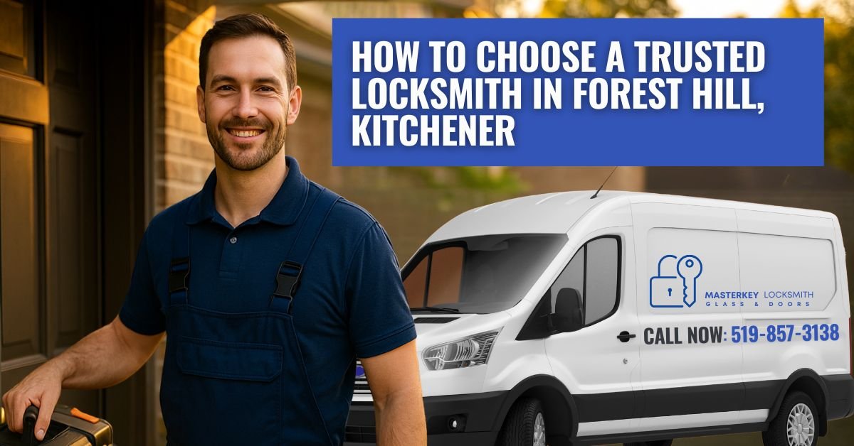 locksmith in Forest Hill Kitchener, trusted locksmith Kitchener, locksmith Waterloo, MasterKey Locksmith Glass & Doors, professional locksmith, local locksmith Kitchener, emergency locksmith Forest Hill, 24-hour locksmith Kitchener, residential locksmith, door lock repair Kitchener, car locksmith near me, lockout service Kitchener, home security locksmith, Forest Hill locksmith service, locksmith van, locksmith near me Kitchener, mobile locksmith Ontario, key duplication Kitchener, rekeying services Forest Hill, locksmith company Kitchener