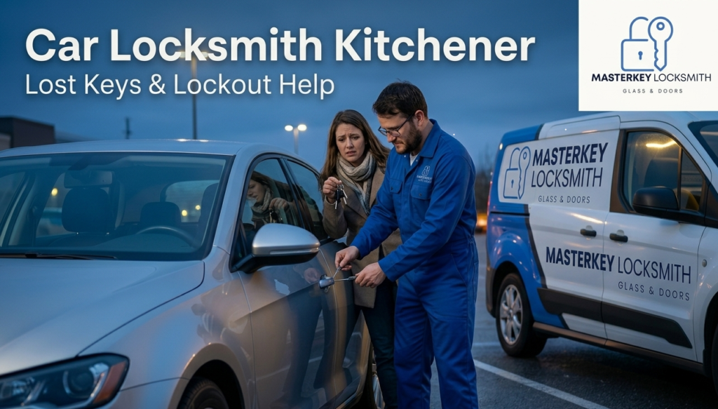 locksmith services in Kitchener : MasterKey Locksmith Glass & Doors