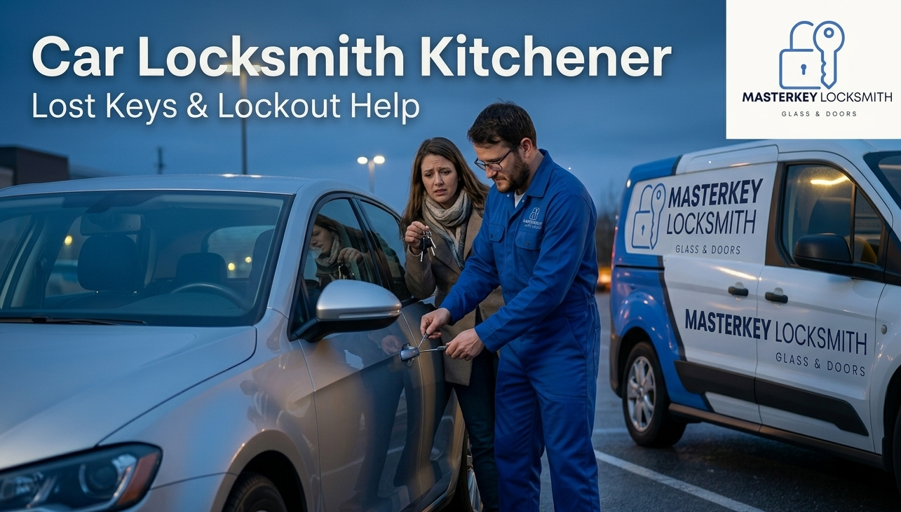 locksmith services in Kitchener : MasterKey Locksmith Glass & Doors