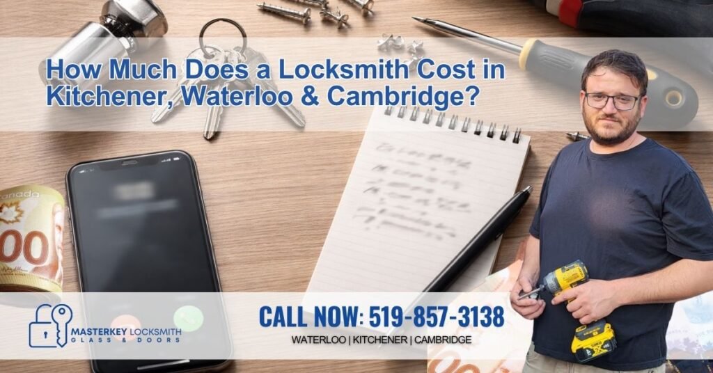 Locksmith Cost in Kitchener, Waterloo & Cambridge