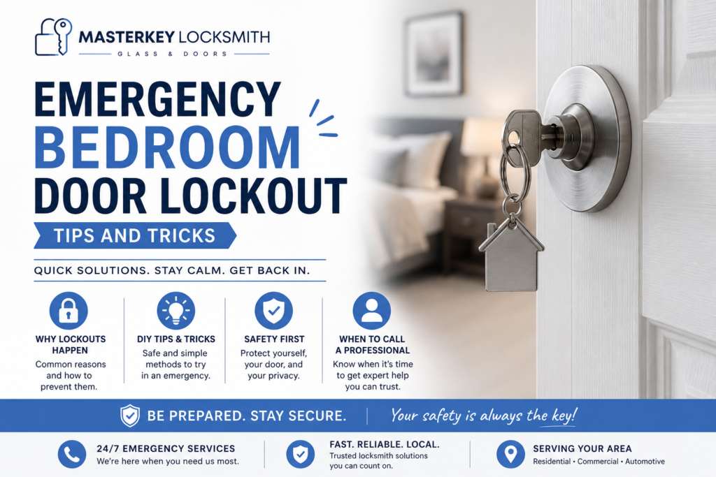 Emergency Bedroom Door Lockout Guide | MasterKey Locksmith Glass & Doors