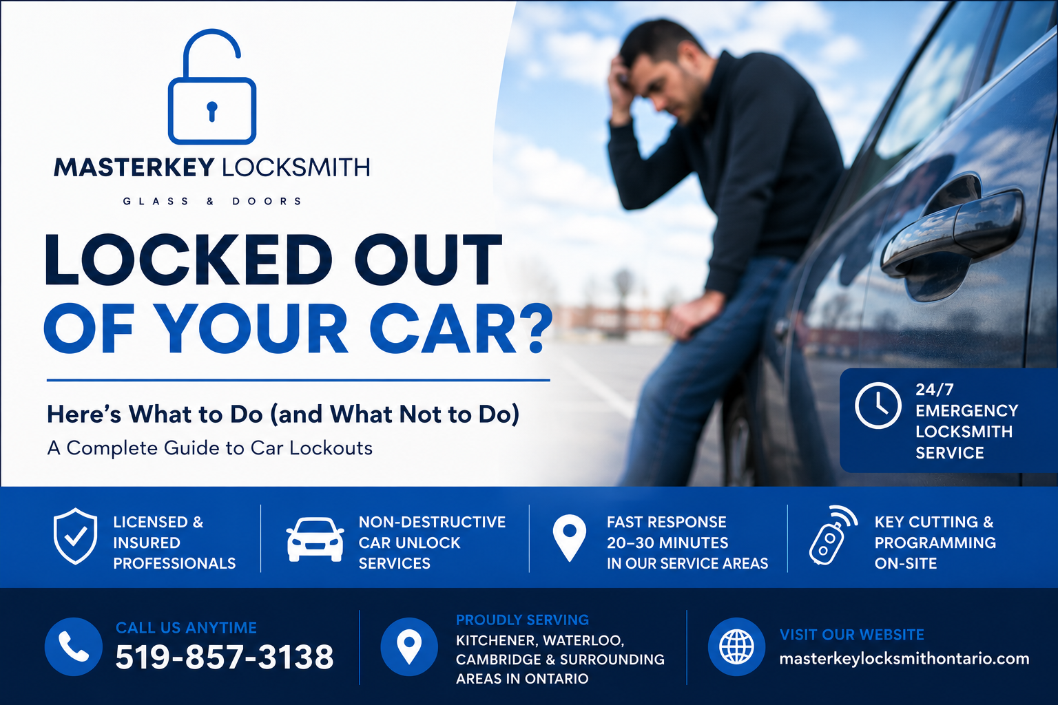 Locked out Call Masterkey Locksmith now!